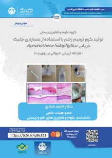 تولید کرم ترمیم زخم با استفاده ازعصاره جلبک